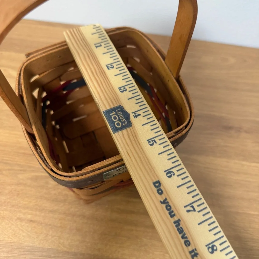 Longaberger 1993 Inaugural Basket with Liner and Protector 11461 Handwoven USA